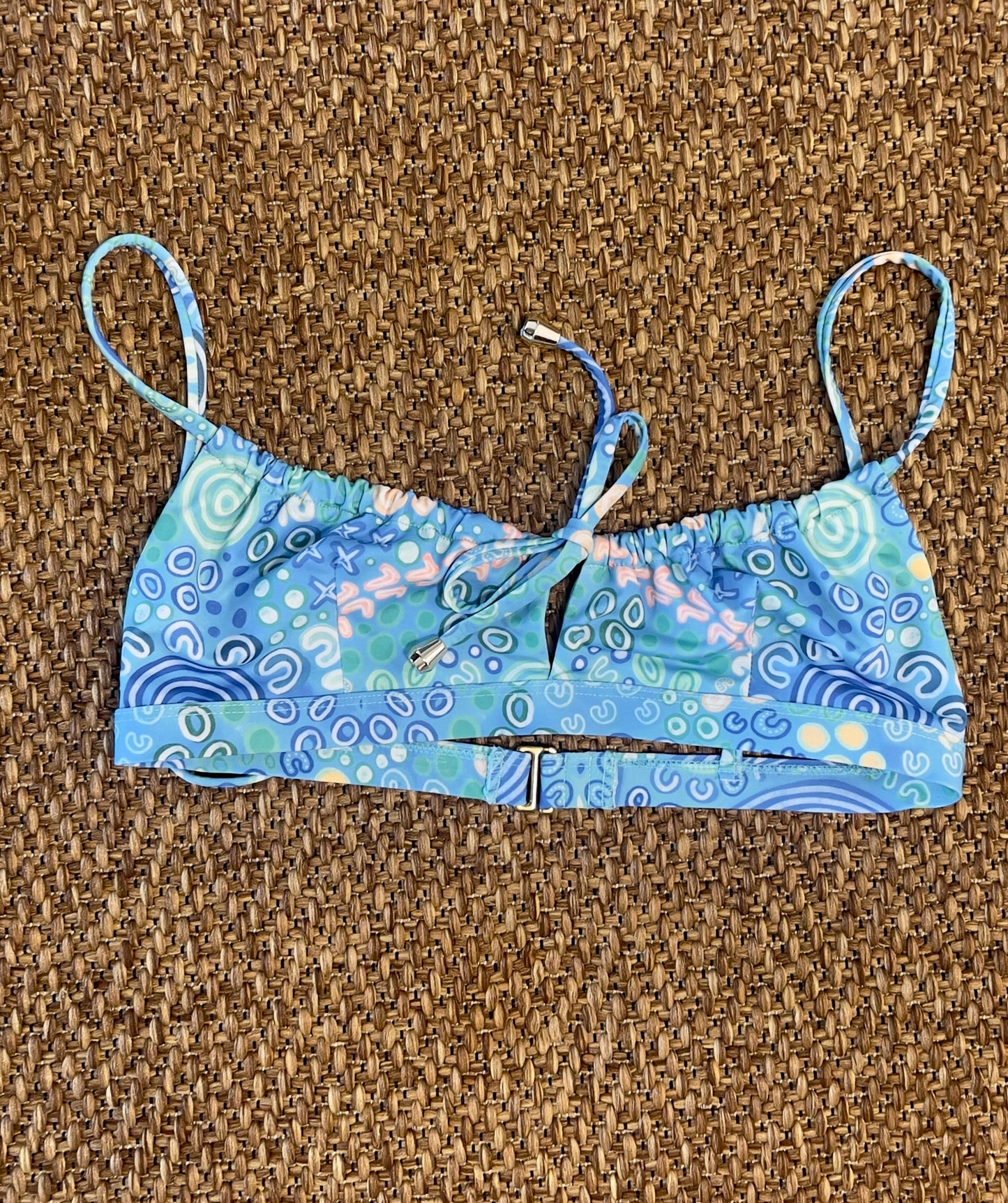 Bunurong Country Tie Front Bikini Top