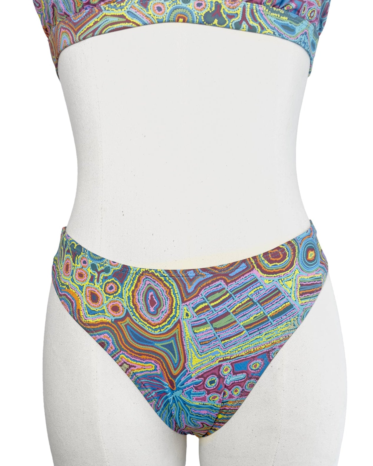 Rainbow Serpent Thong Bikini Bottoms