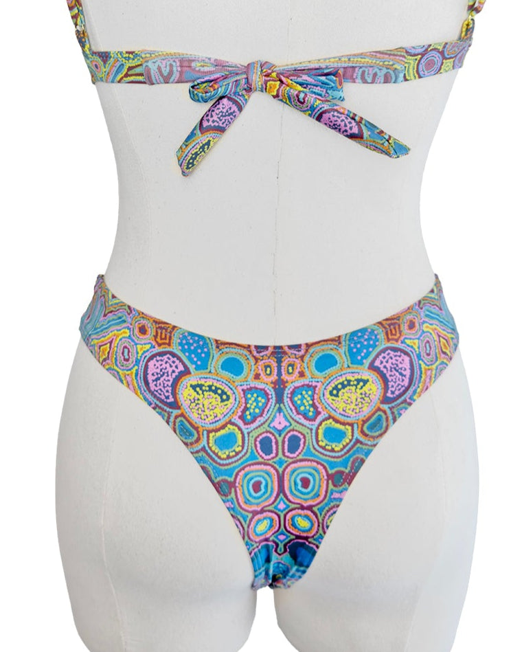 Rainbow Serpent Thong Bikini Bottoms