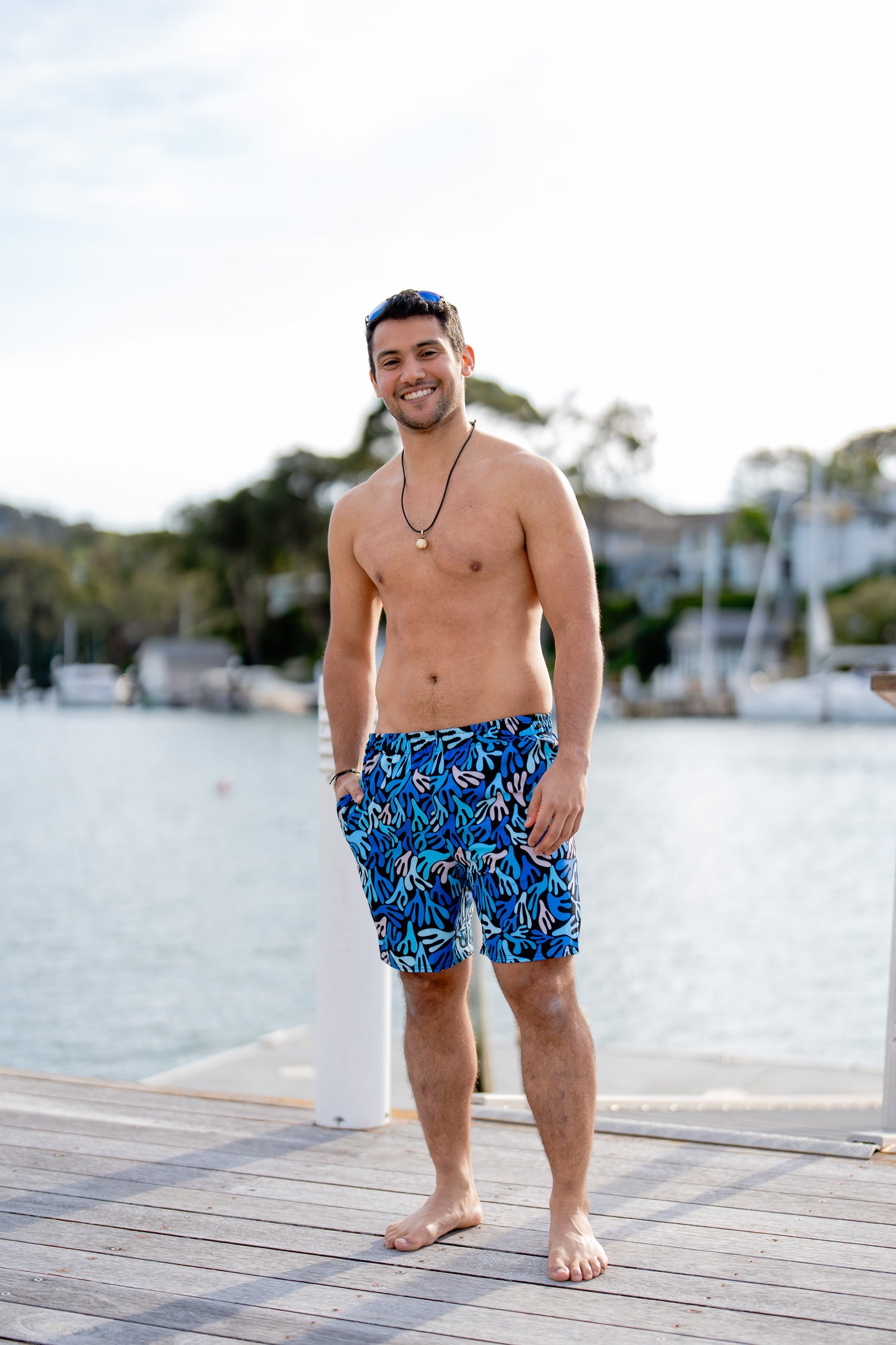 Water Plants Swim Shorts for Men