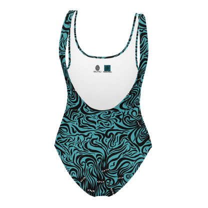 Underwater Groove One-Piece Swimsuit