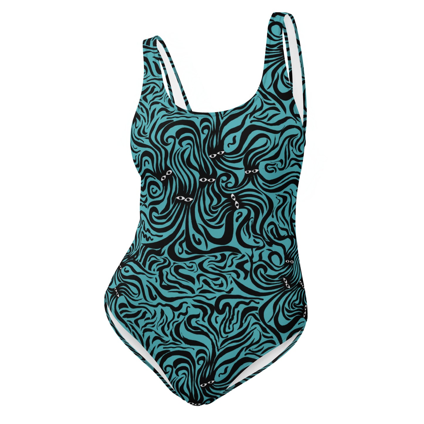 Underwater Groove One-Piece Swimsuit