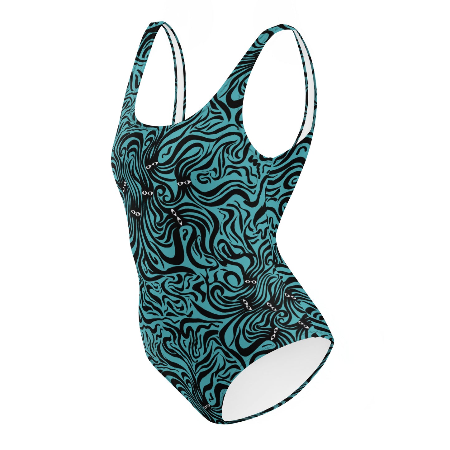 Underwater Groove One-Piece Swimsuit