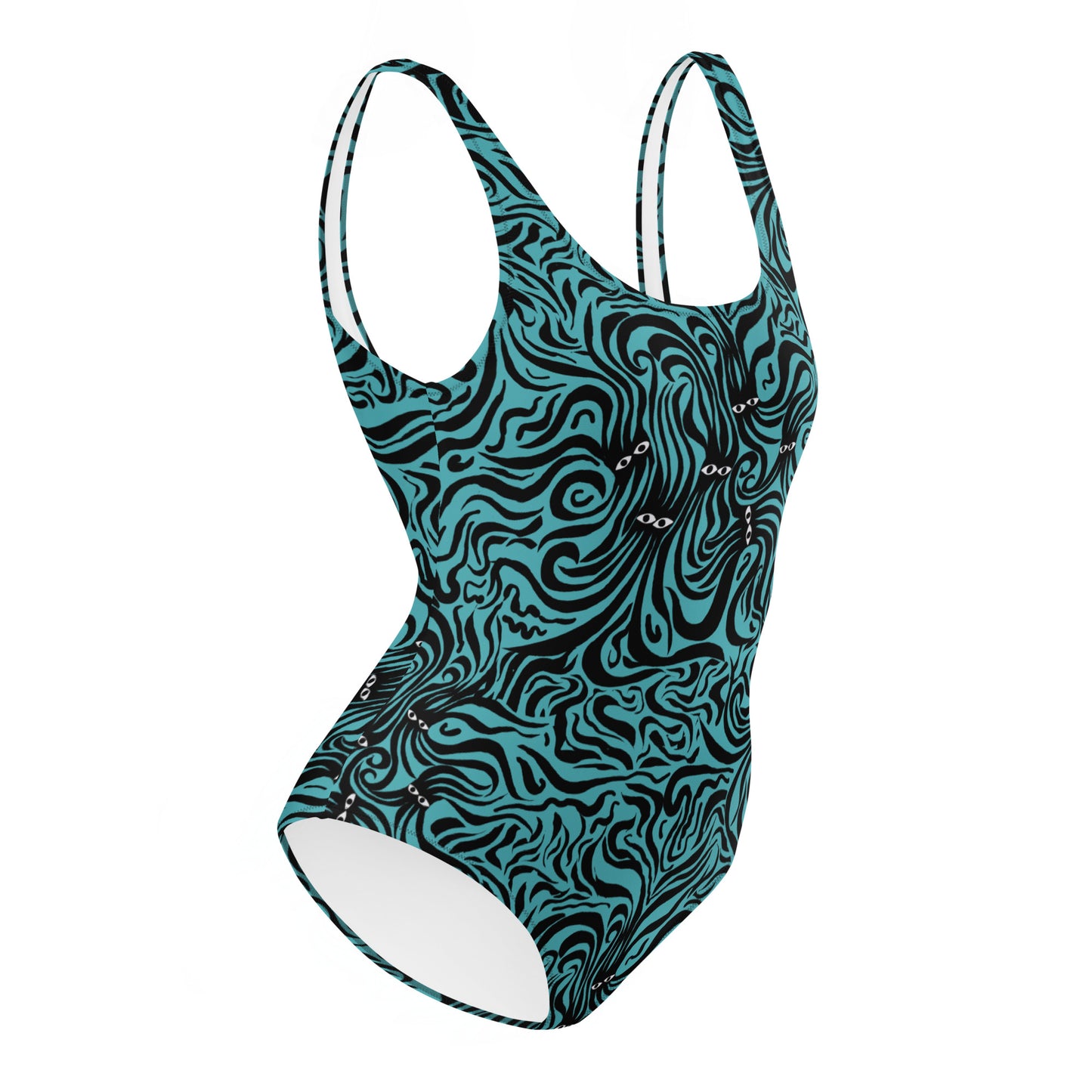 Underwater Groove One-Piece Swimsuit