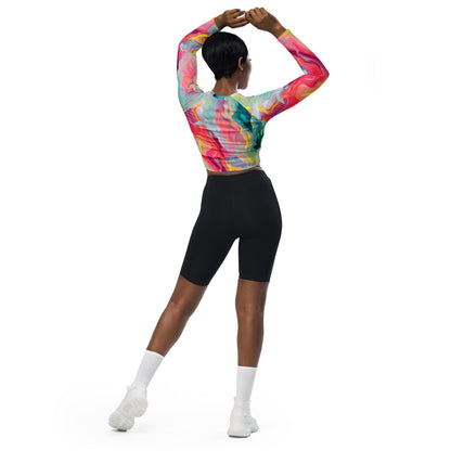 Sugar Coatd - Crop top manches longues Rashguard femme