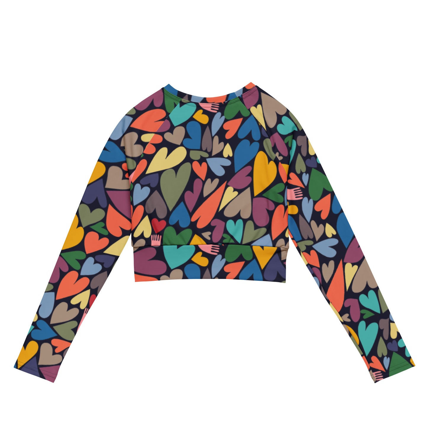 Heart Chase Crop Top Rashguard