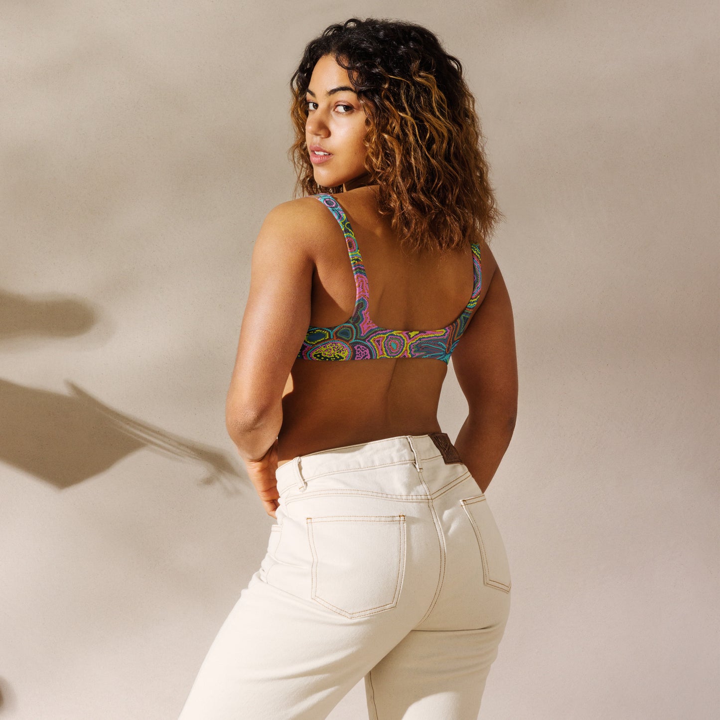 Rainbow Serpent by Veronica Reid Bralette Top-SALE