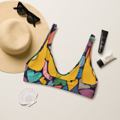 Heart Chase Bralette Swim and Surf Top