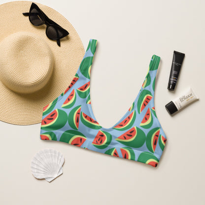 Watermelons Bralette Swim and Surf Top