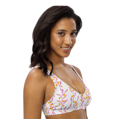 Wattle Tree Flower Bralette Bikini Top