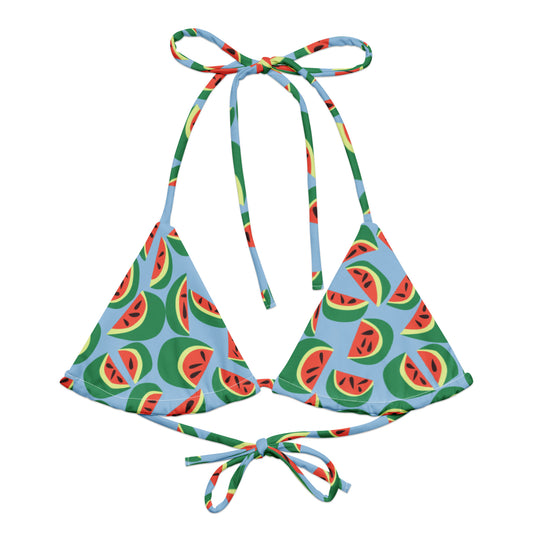 Watermelons Triangle Bikini Top