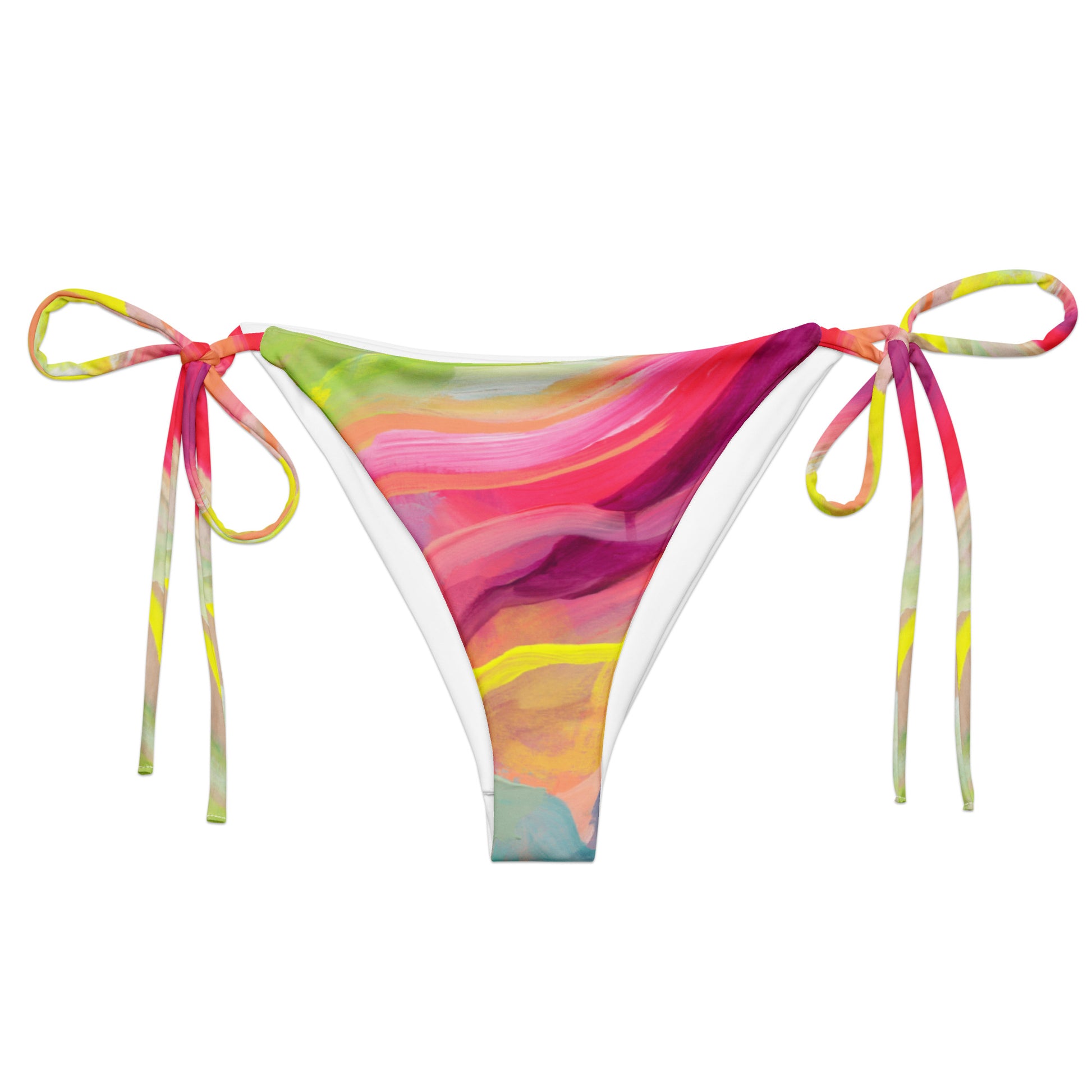 Rainbow Stripe Bikini Top & Bottom Review [Collectif]