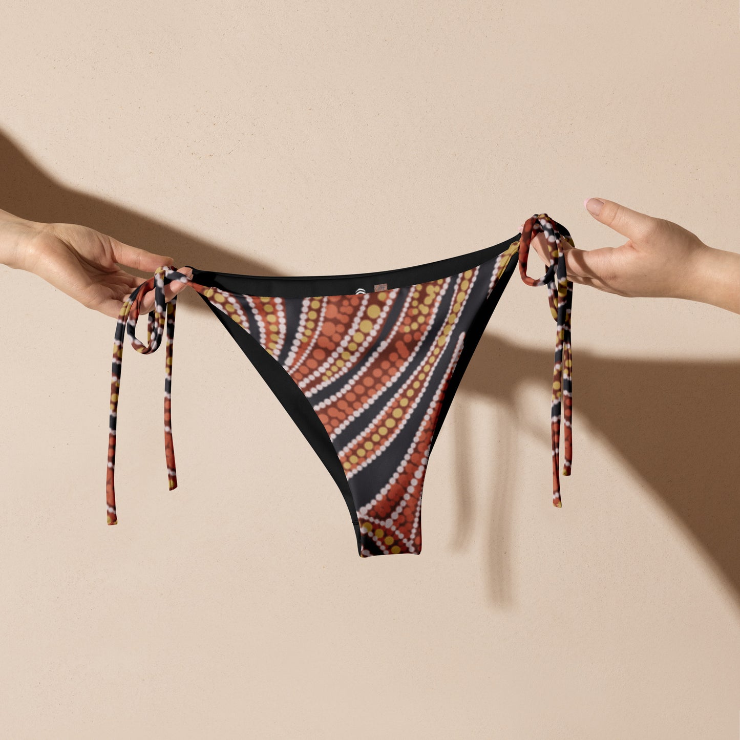 Bas de bikini string Red Earth