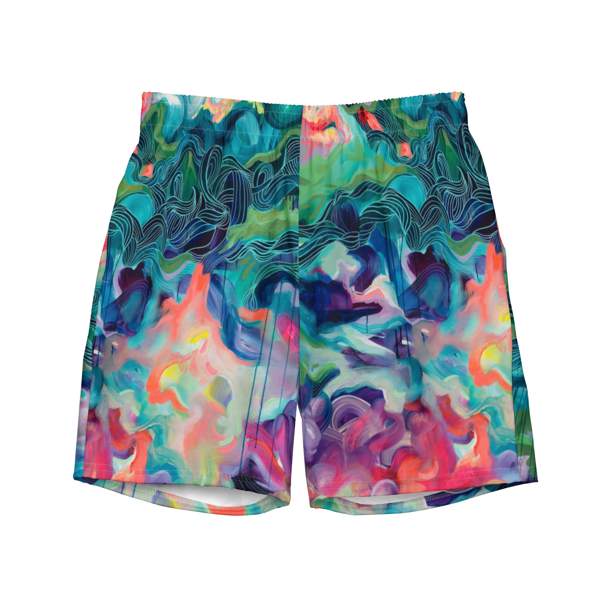 Print on sales demand swim trunks