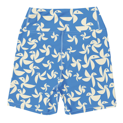 Birds Swim and Yoga Shorts