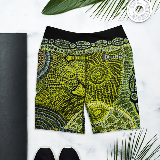 Green Path Swim Shorts-SALE