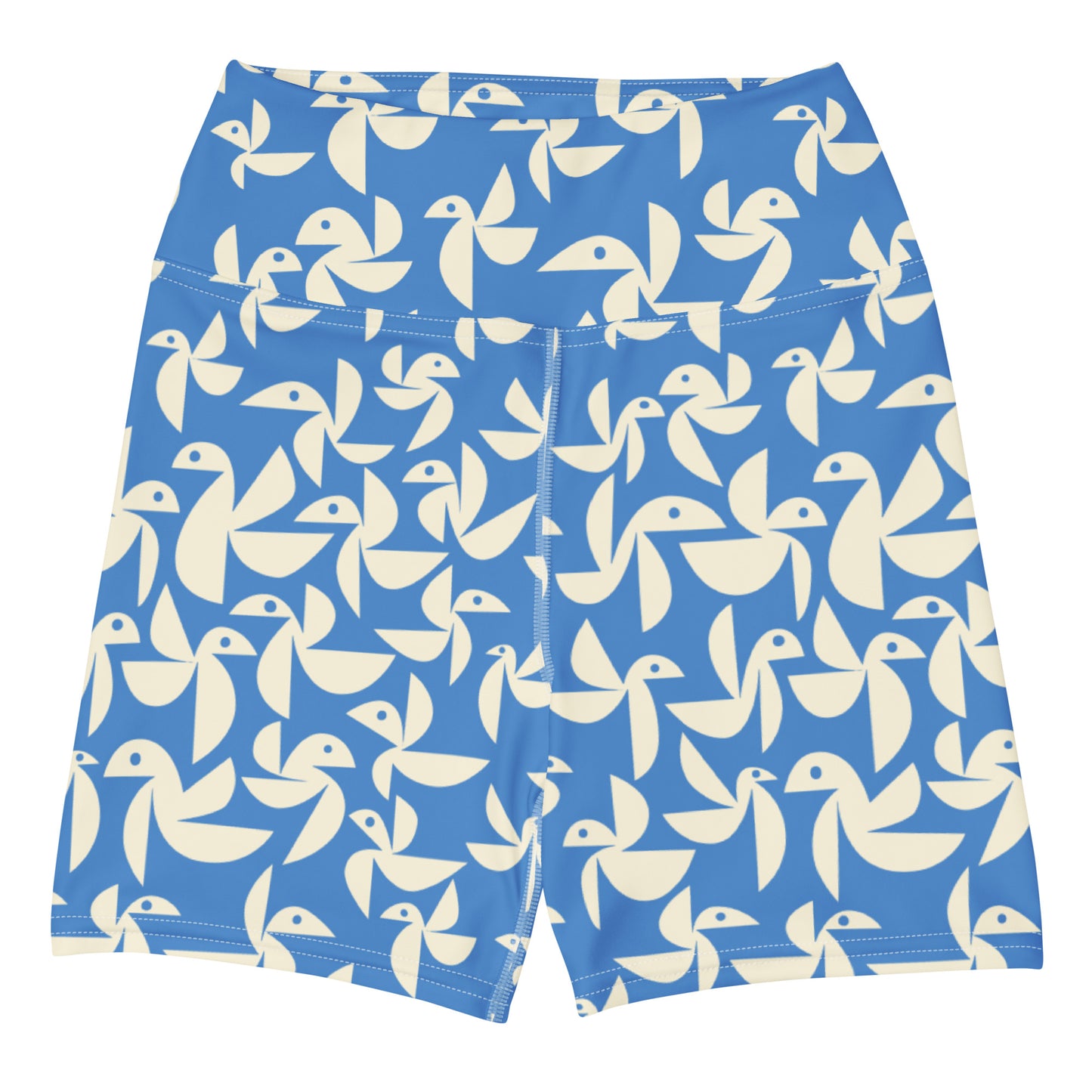 Birds Swim and Yoga Shorts