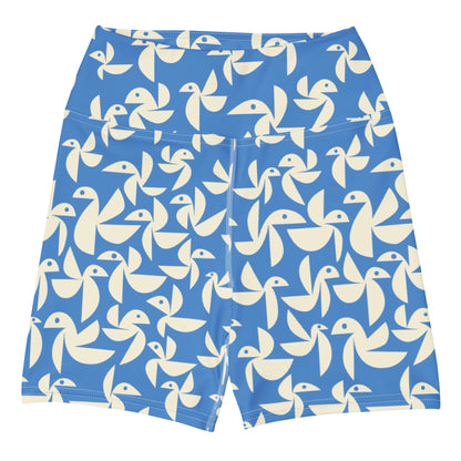 Birds Swim and Yoga Shorts