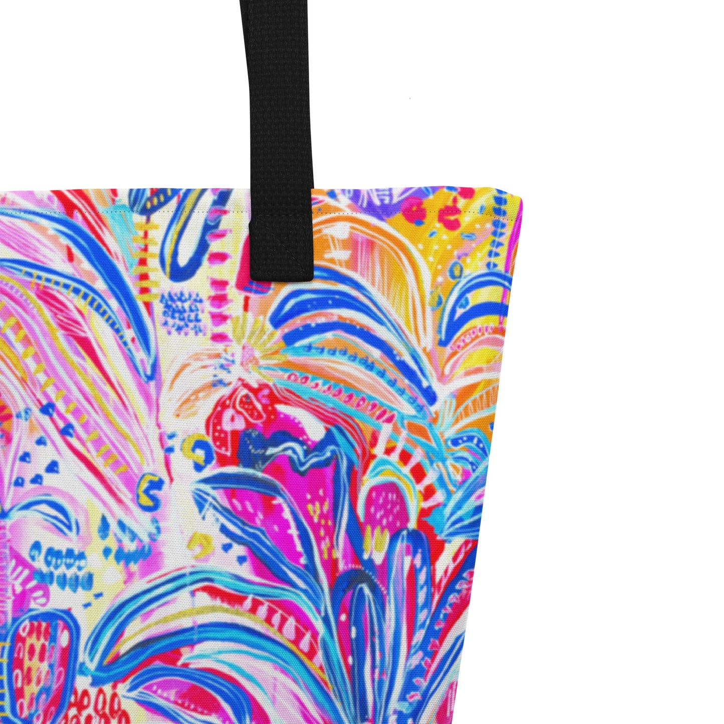 Floral Delight - Large Tote Bag - Milpali