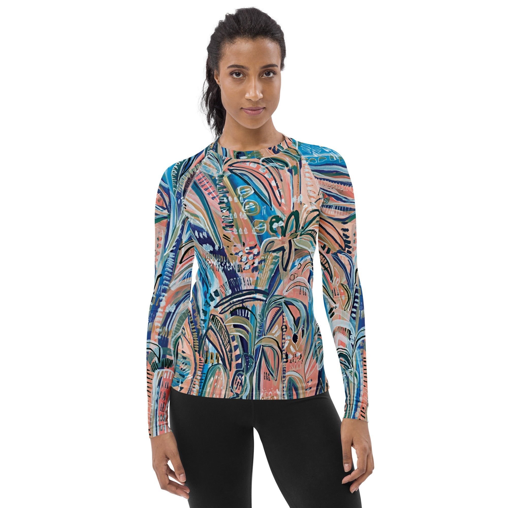 Beach Oasis Women's Rash Guard Rashguard for women – Milpali