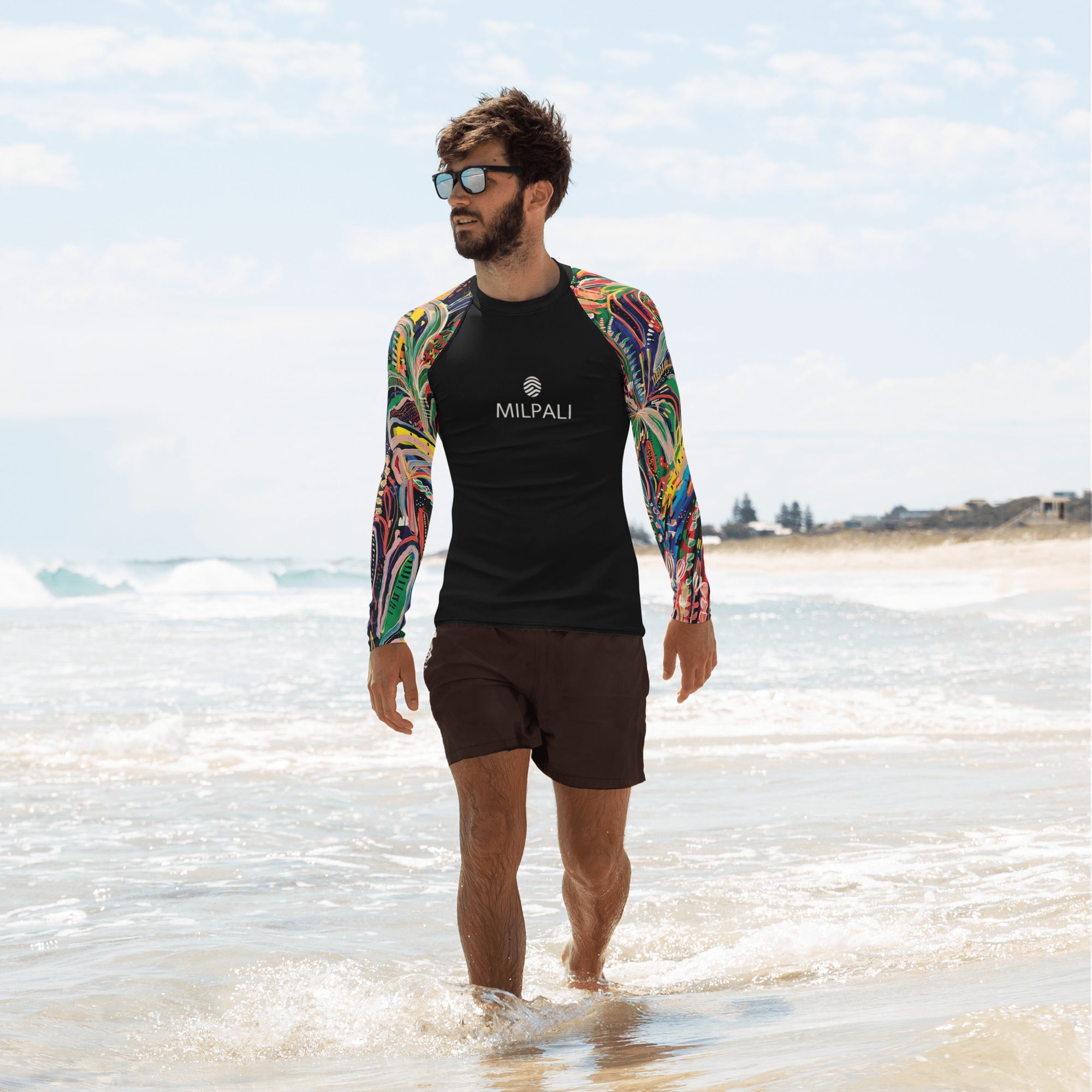 Milpali Men Rashguards - UPF 50+ sun protection