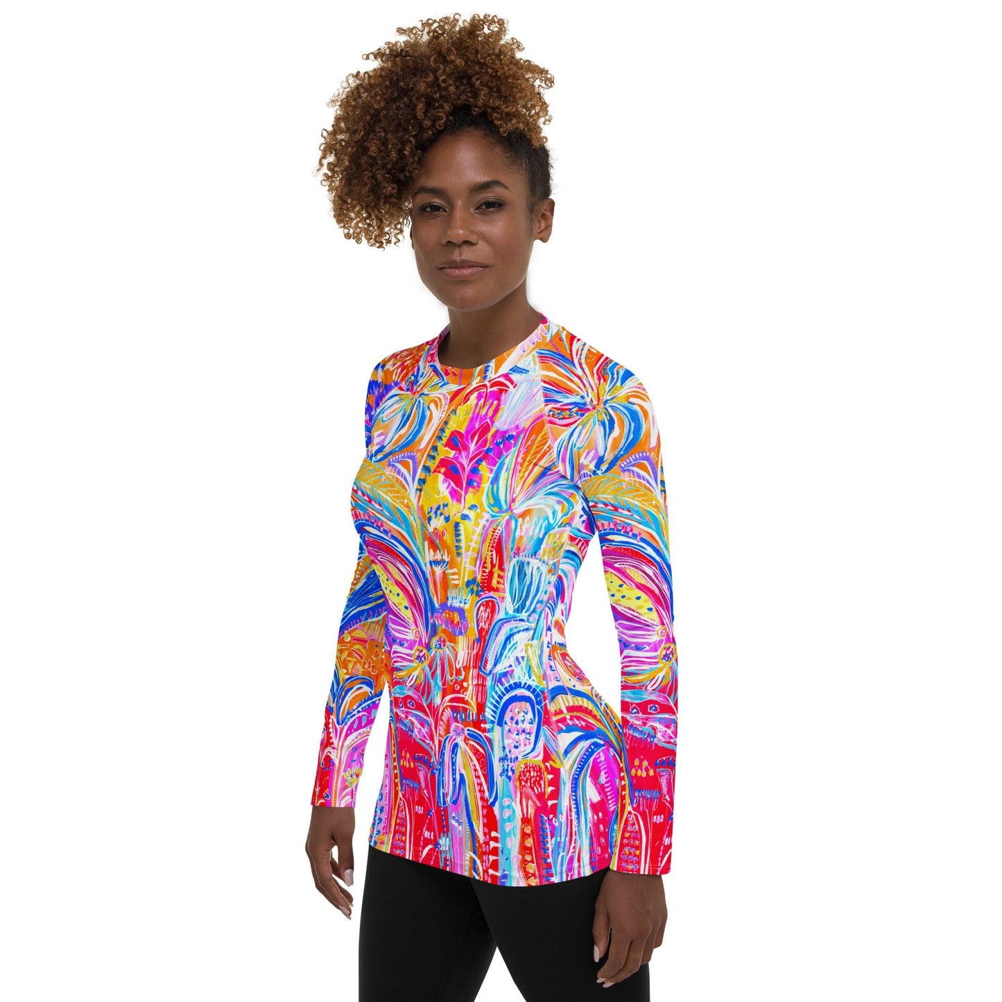 Floral Delight Women's Rash Guard - Milpali