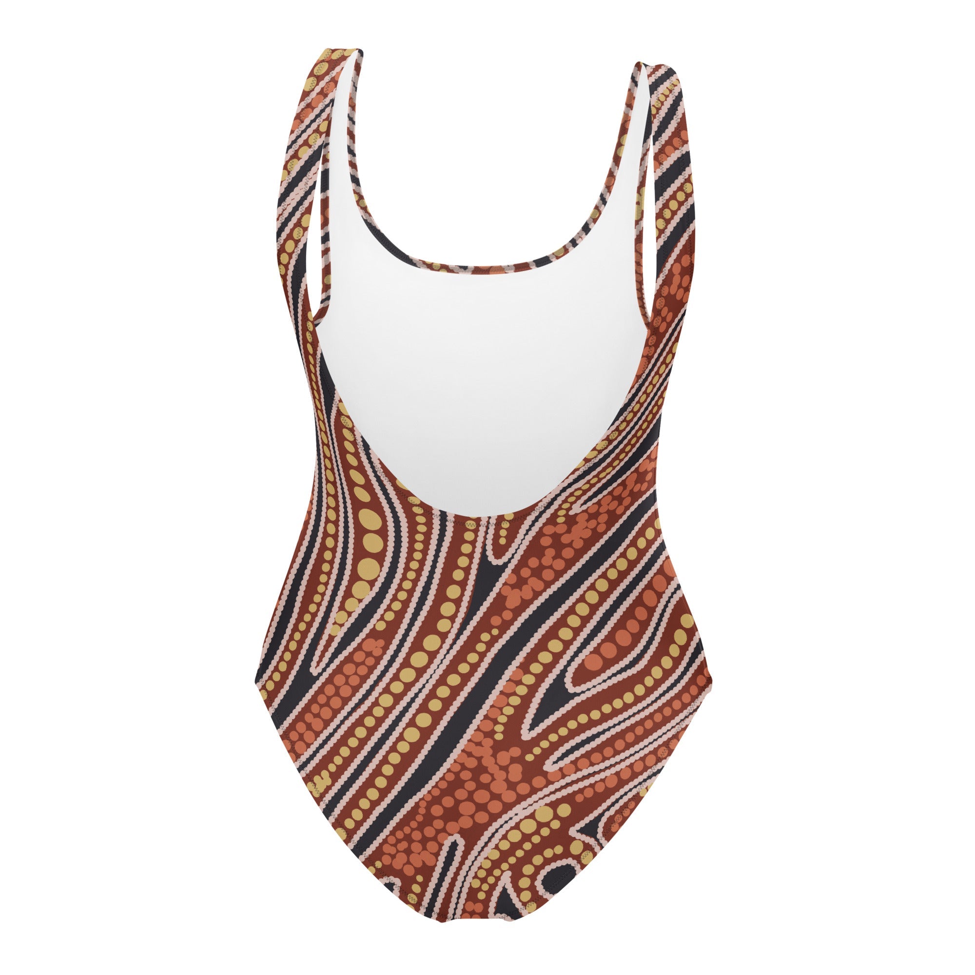 Red Earth by Francine Kulitja - One-Piece Swimsuit – Milpali